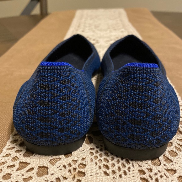 RARE Rothy’s Teal Python The Point Flat Size 9 - Picture 4 of 8